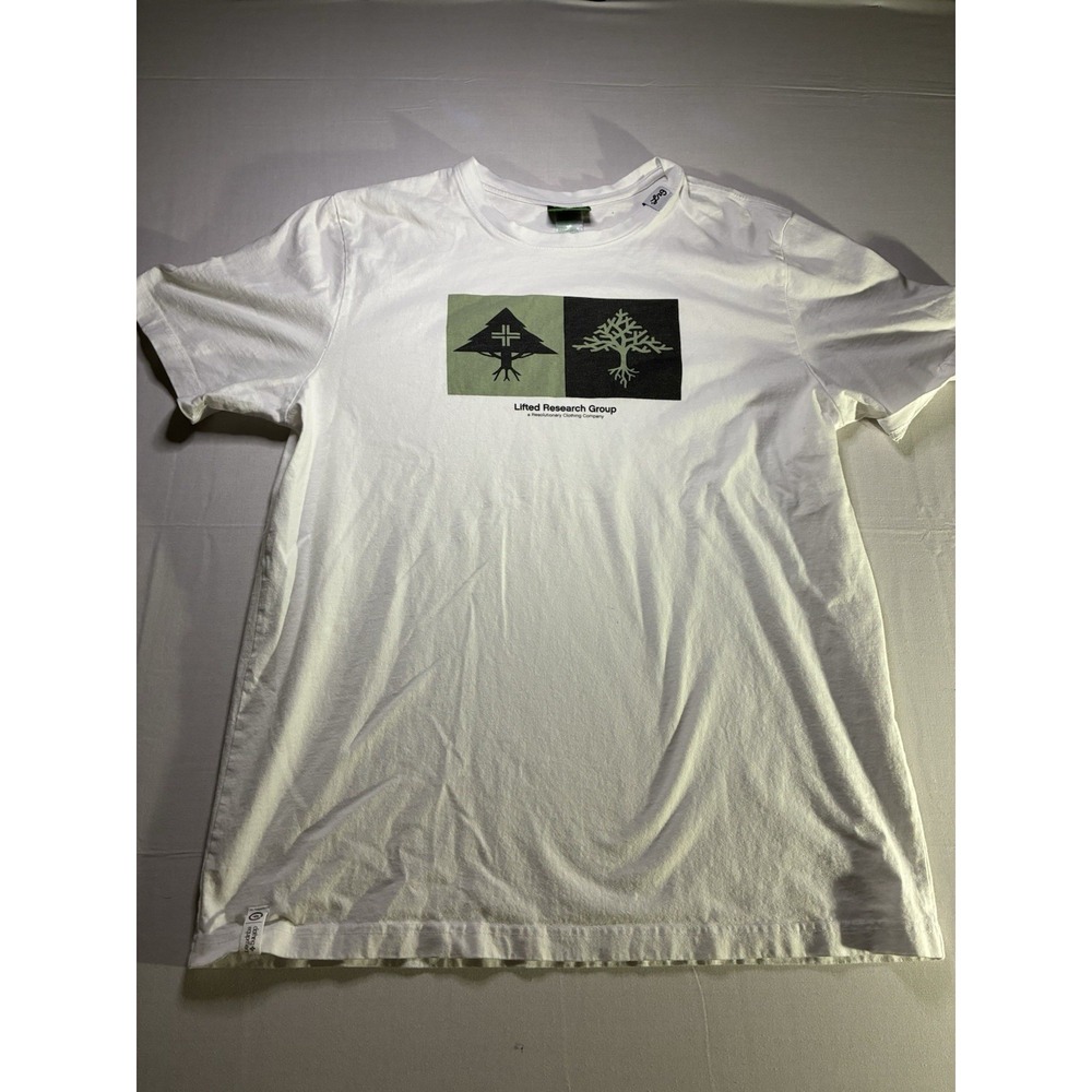 VTG LRG Lifted Research Group Skater Graphic T-Shirt Mens XL